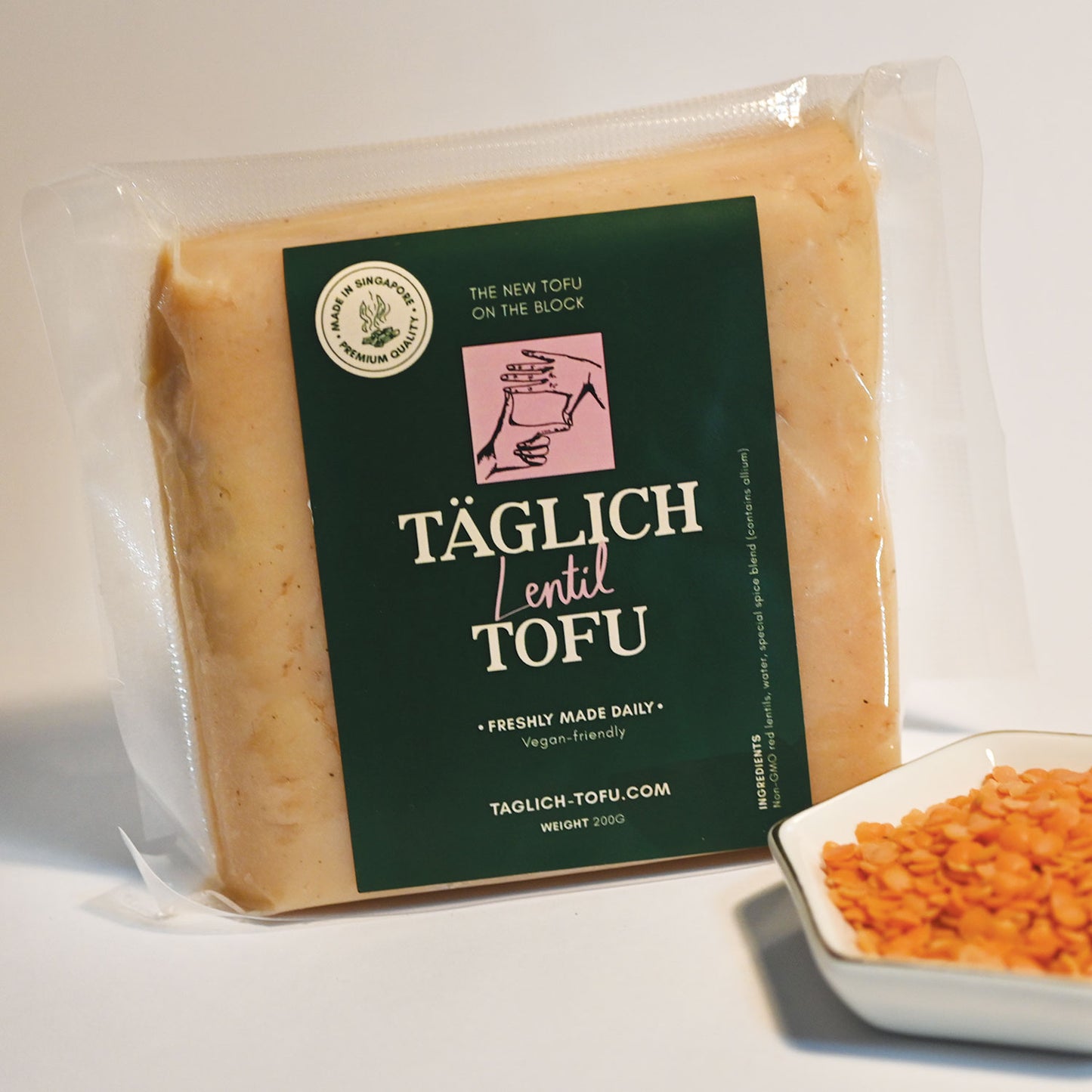 Lentil Tofu (Classic) 200g